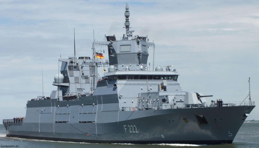 Фрегат Sachsen ВМС ФРГ