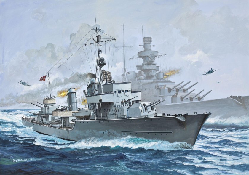 Эсминцы Кригсмарине второй мировой