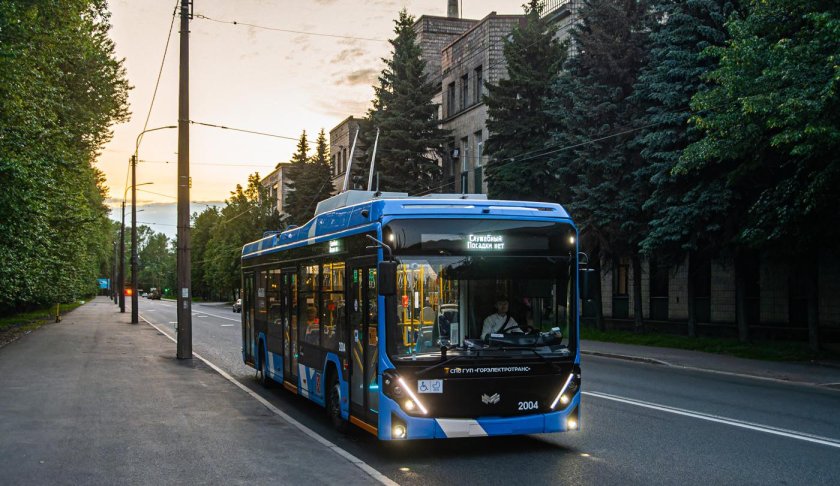 Saint petersburg trolleybus