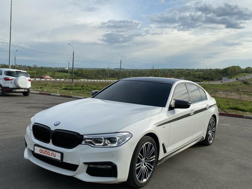 BMW g30 белая