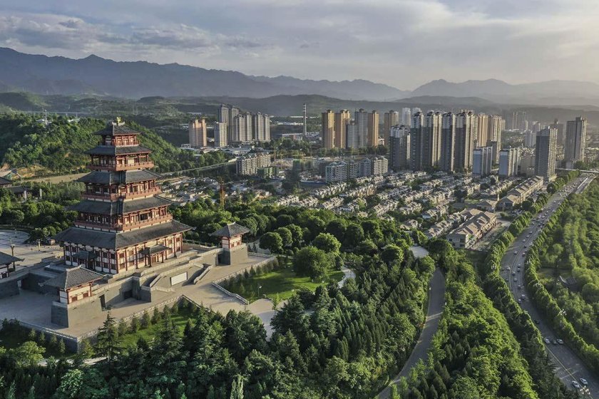 Шэньси город в Китае