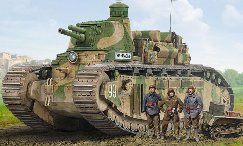 Танк FCM Char 2c Франция