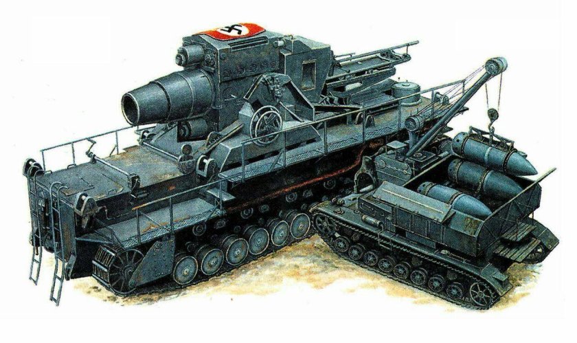 Карл самоходная мортира