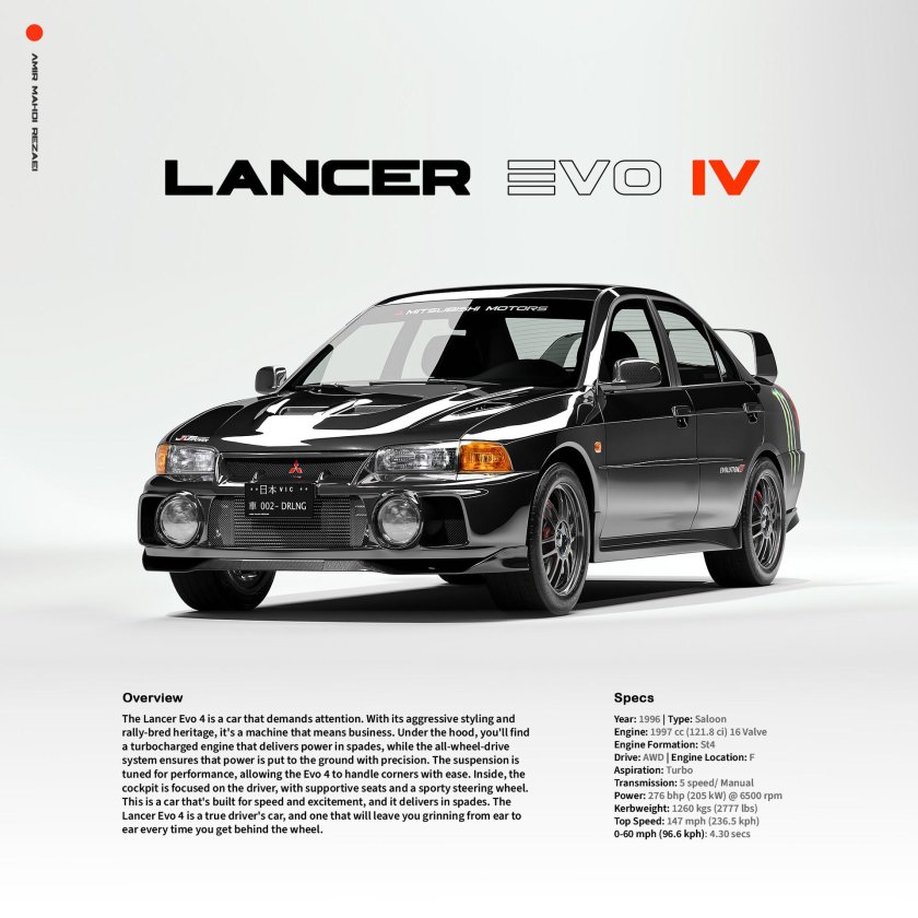 Mitsubishi lancer evolution 4