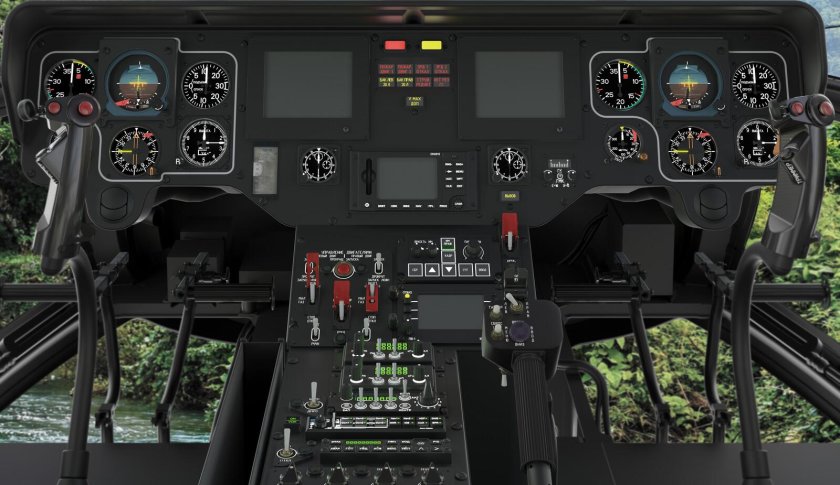 Ансат вертолет кабина