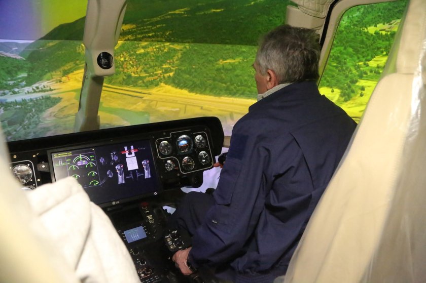 Ансат вертолет кабина