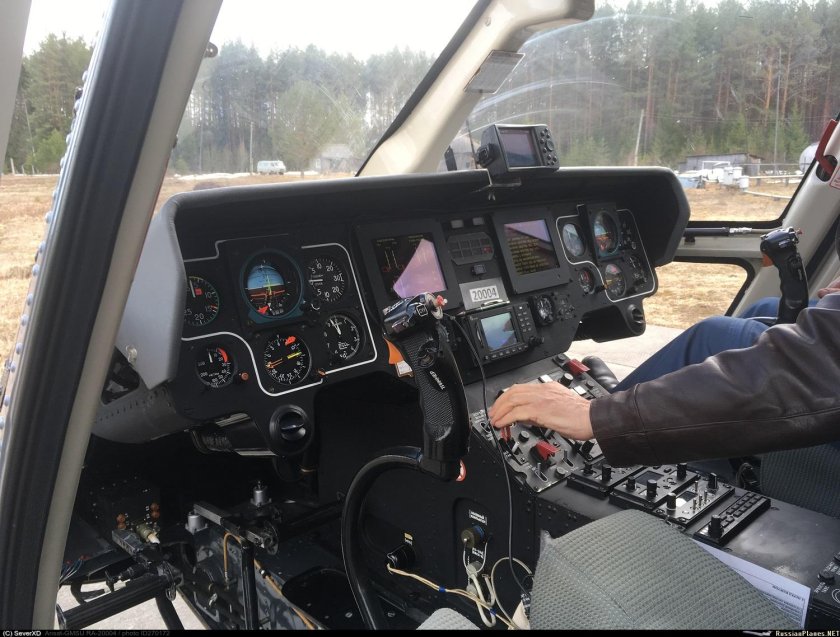 Ансат вертолет кабина