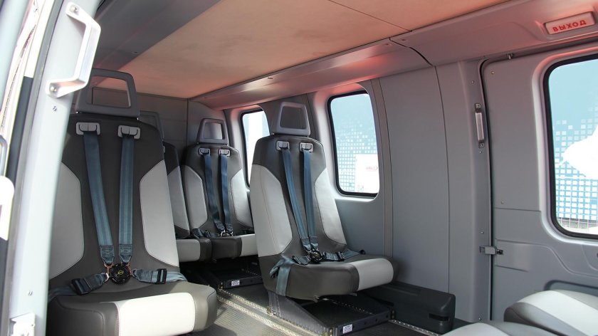 Ансат вертолет кабина