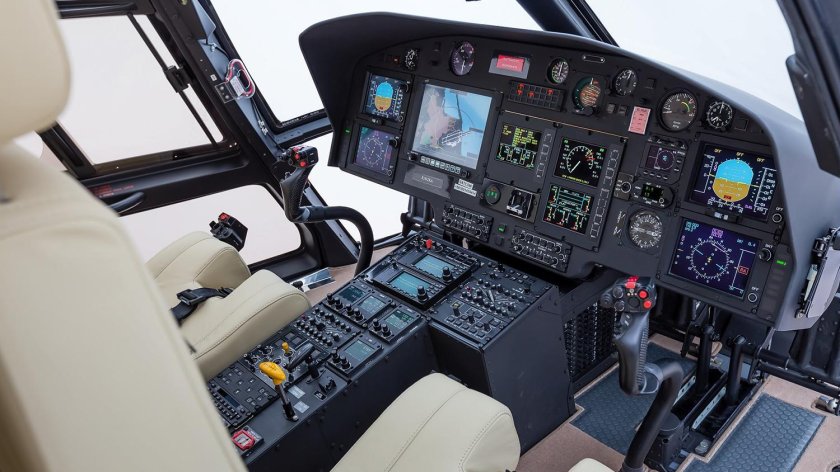 H120 Airbus кабина