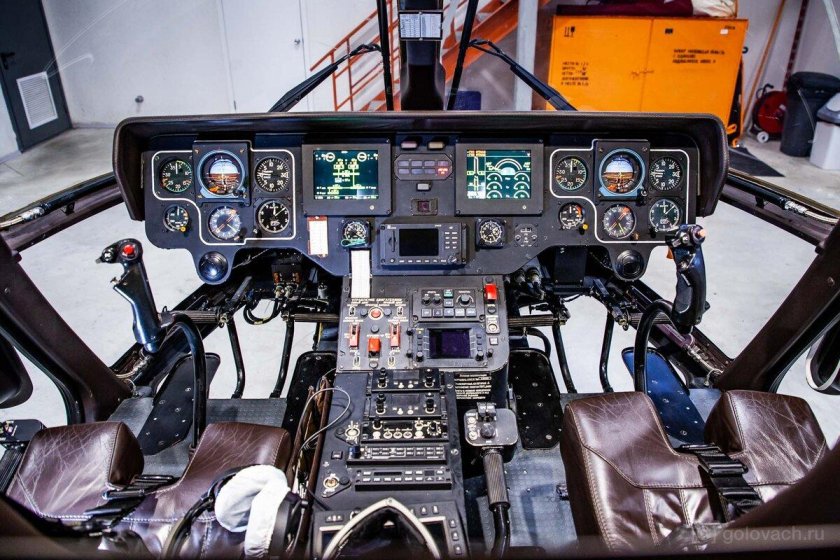 Ансат вертолет кабина