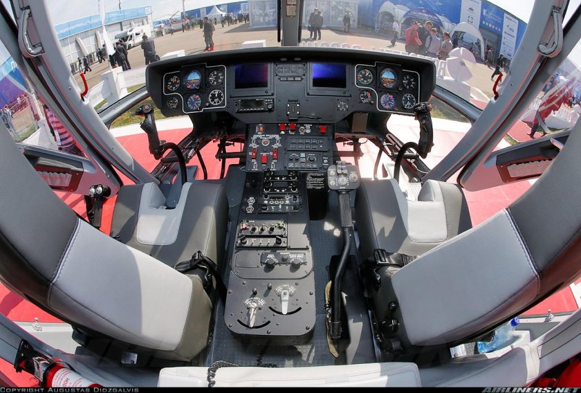 Вертолет Ансат м кабина