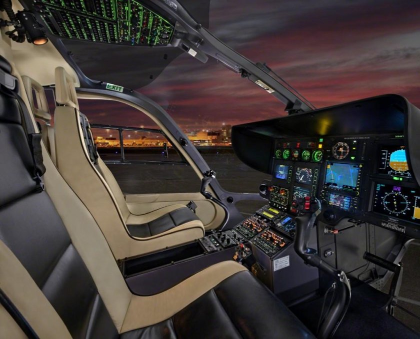 Eurocopter ec135 интерьер