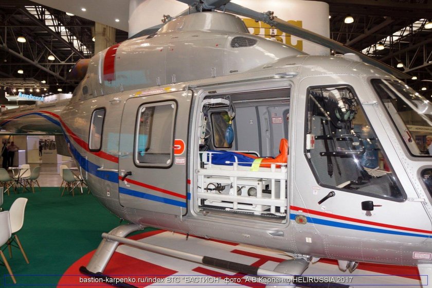 Санитарный вертолет Ансат