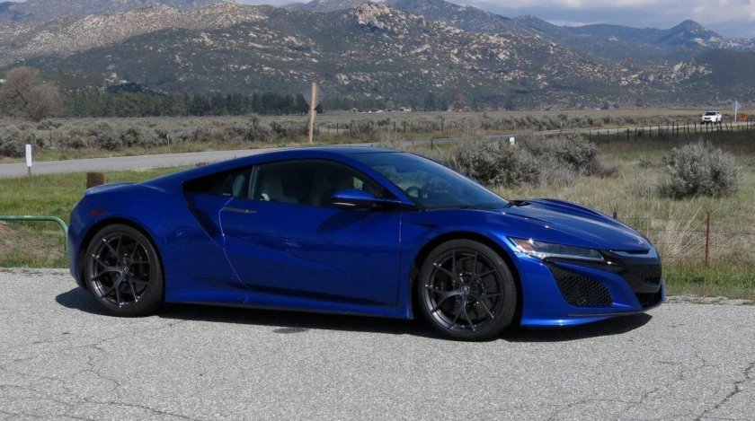 Акура НСХ синяя