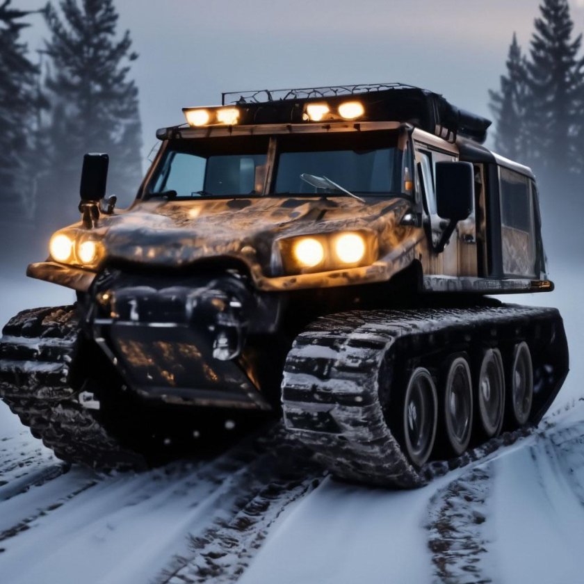 Гусеничный снегоболотоход терраника