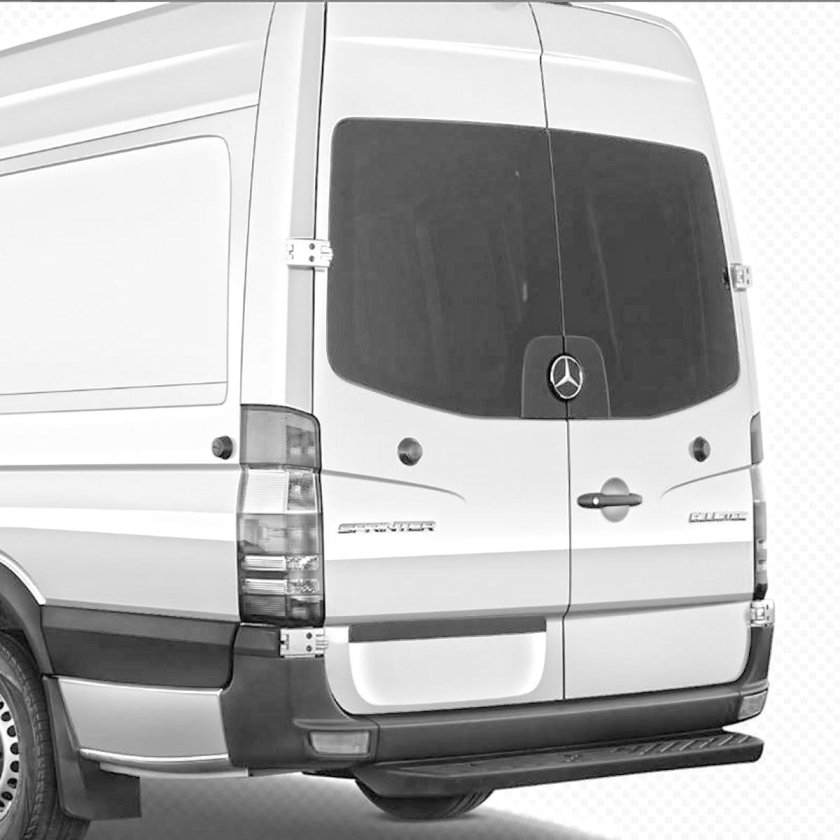 Стекло боковины задней левой Mercedes Benz Sprinter 515 CDI артикул