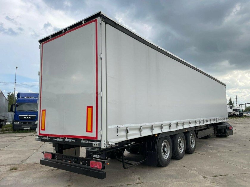 Шторно бортовой полуприцеп тонар