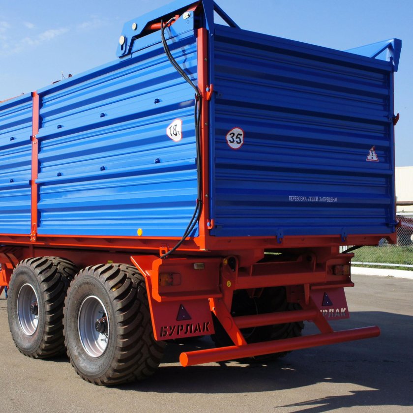 Полуприцеп тракторный самосвальный птс-18