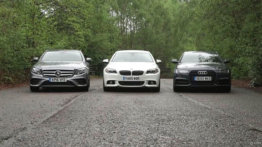 BMW 5 Mercedes e Audi a6
