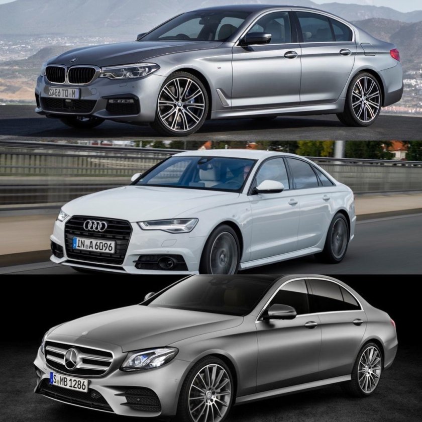 Mercedes e class vs BMW 5 vs Audi a6