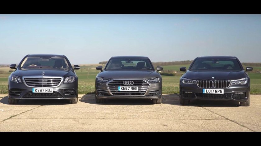 Mercedes s BMW 7 Audi a8
