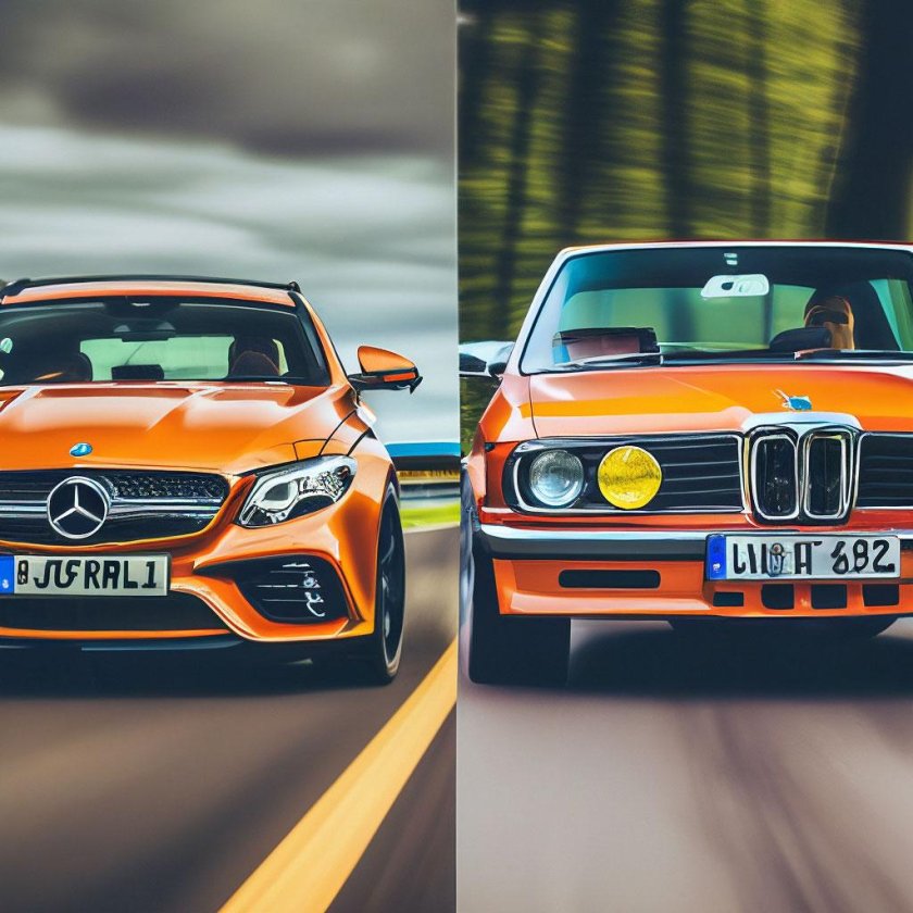 Бмв и мерседес