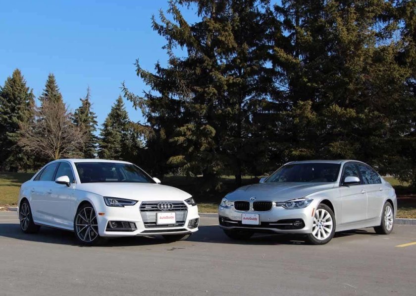 Ауди а4 БМВ 3