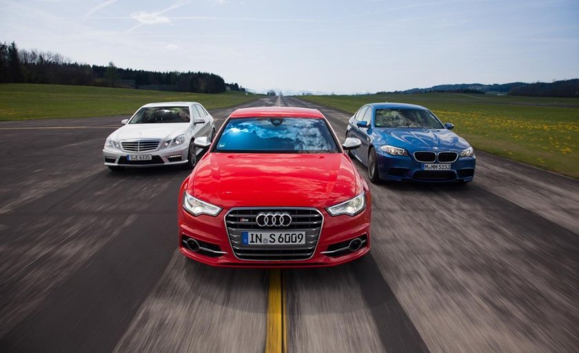 3 Мерседес и Ауди