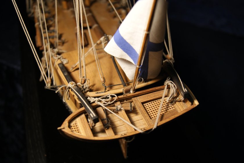 Бомбардирский корабль 18 века