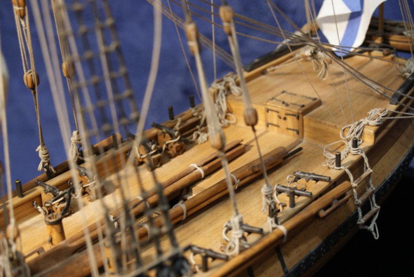 Бомбардирский корабль 18 века