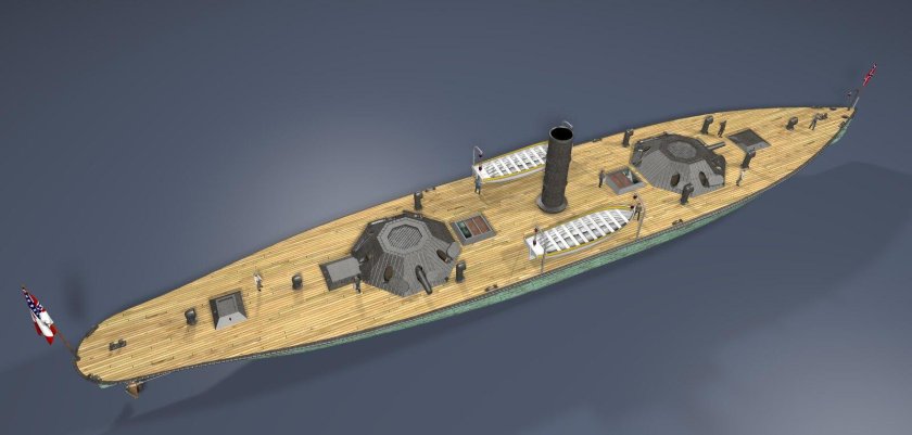 CSS Arkansas чертеж