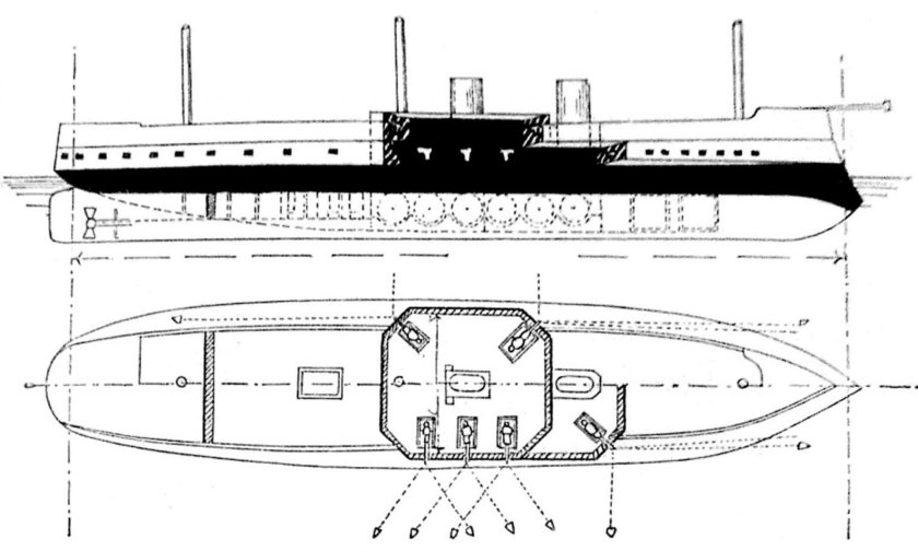 Казематный броненосец Александра