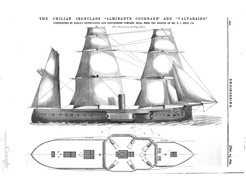 Броненосная батарея Кремль 1863 чертежи