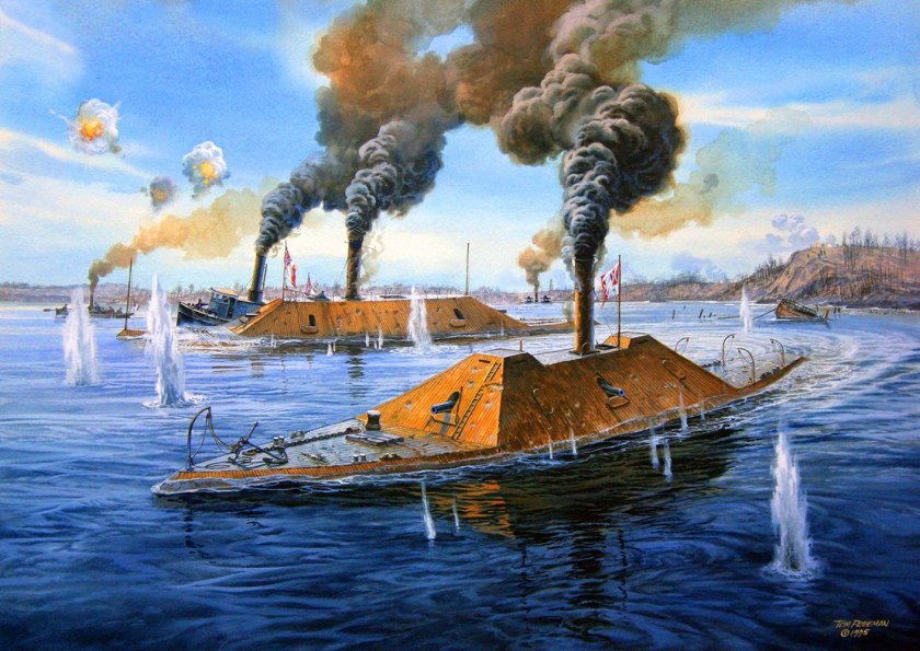 Броненосец Вирджиния 1862