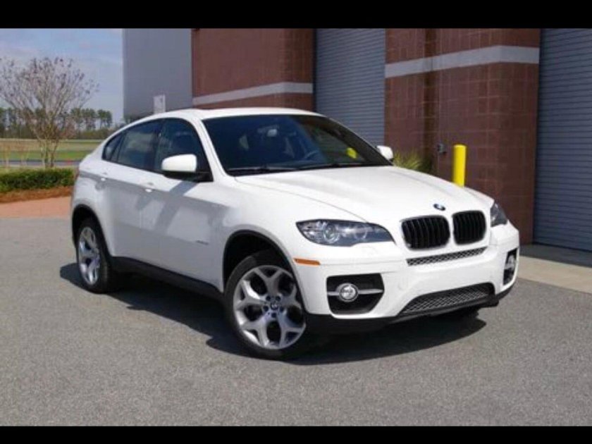 BMW x6 белая