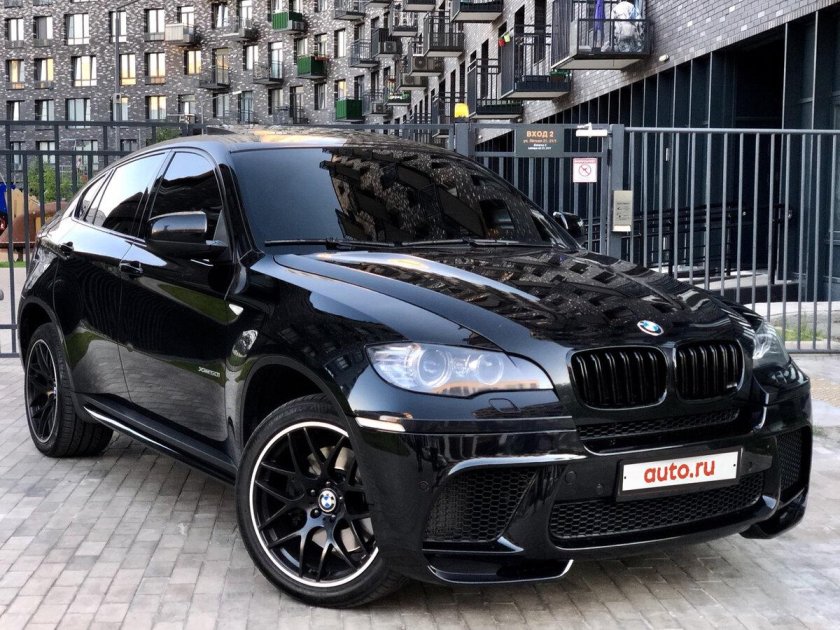 BMW x6 черная