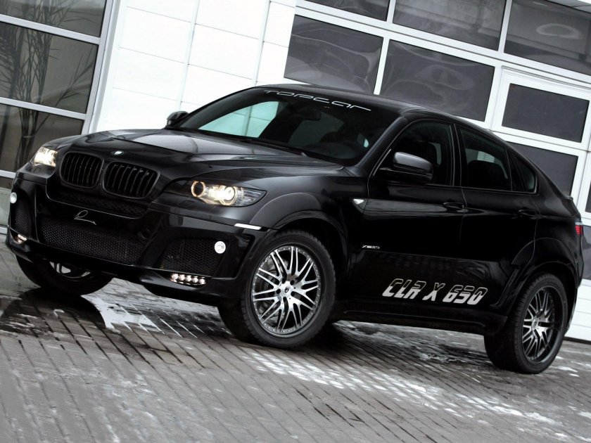 BMW x6 2008 черный