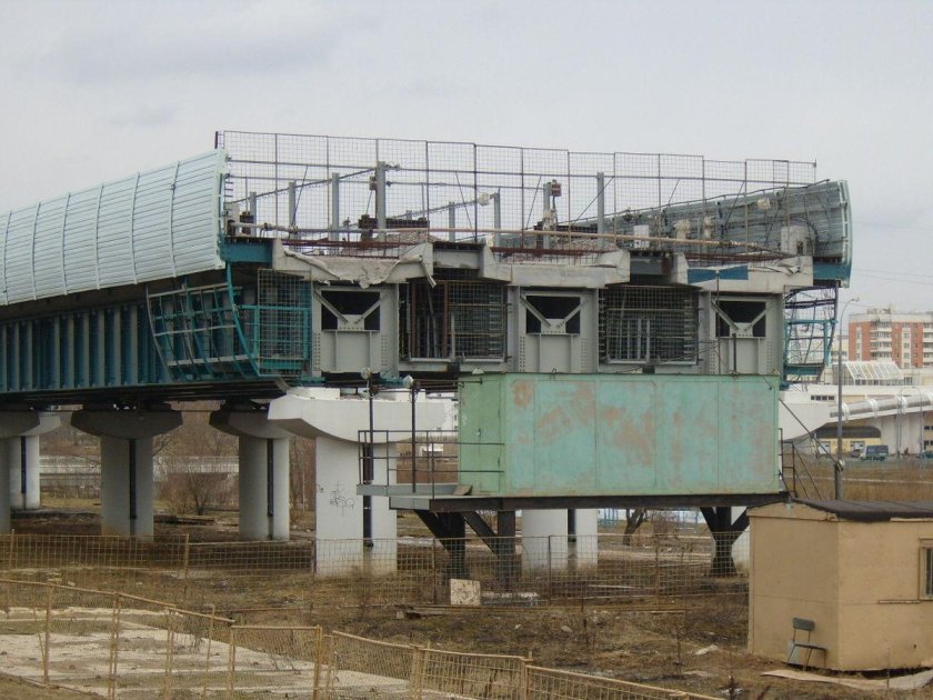 Оборотный тупик метро Бунинская аллея