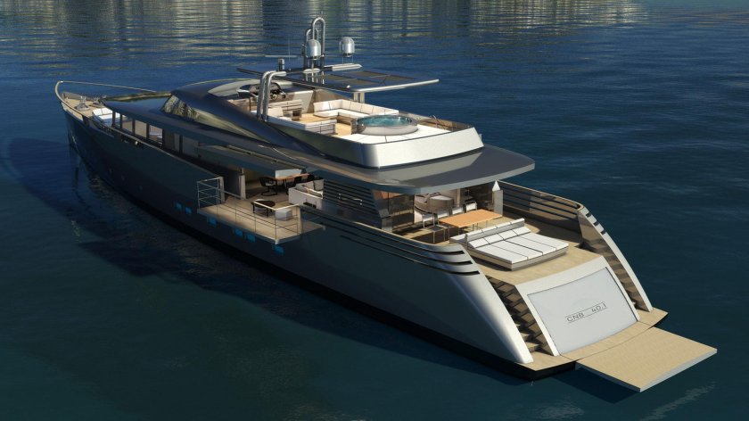 Двухпалубной яхты Falcon 65