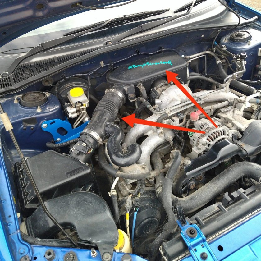 Дроссель Субару Импреза электромагнитный клапан