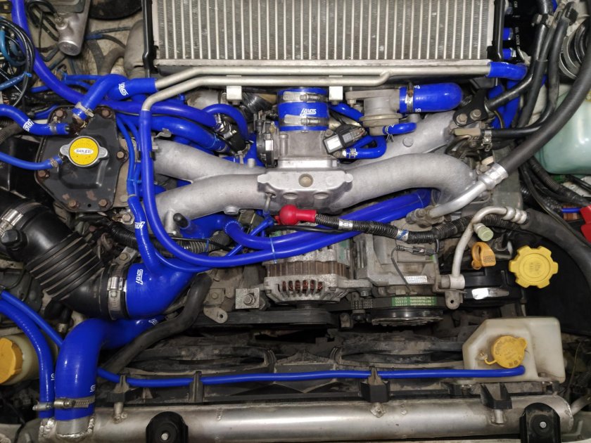 Патрубок турбины субару форестер sg5