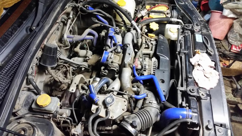 Топливные трубки Субару Форестер sg5 турбо