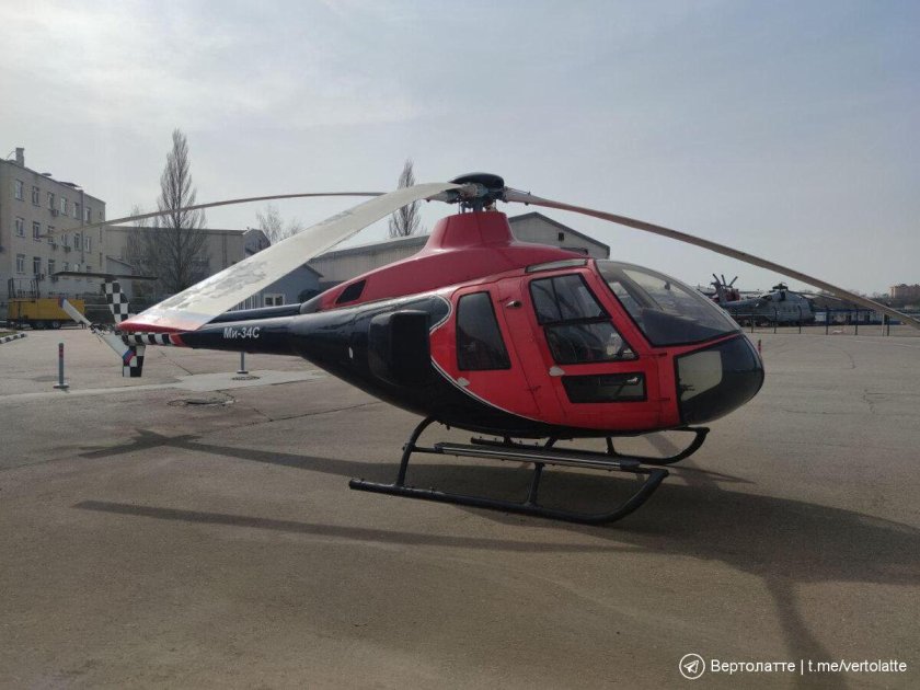 Ми-34 вертолёт