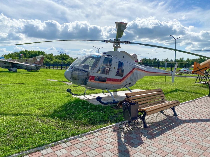 Санитарный вертолет ансат