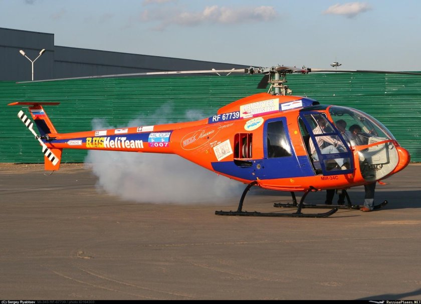 Ми-34 вертолёт