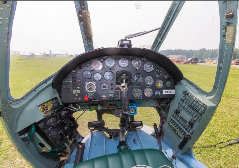 Приборная панель вертолета ми-24