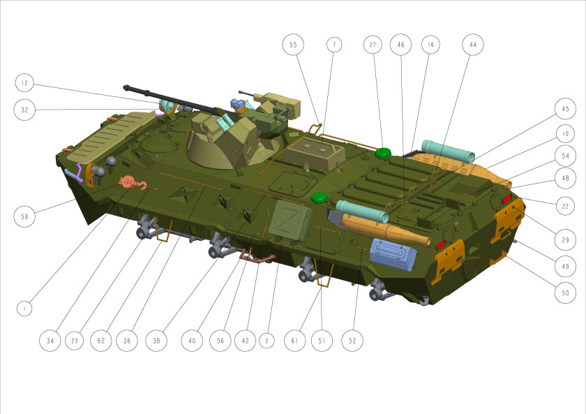 Боевой модуль БТР-82а