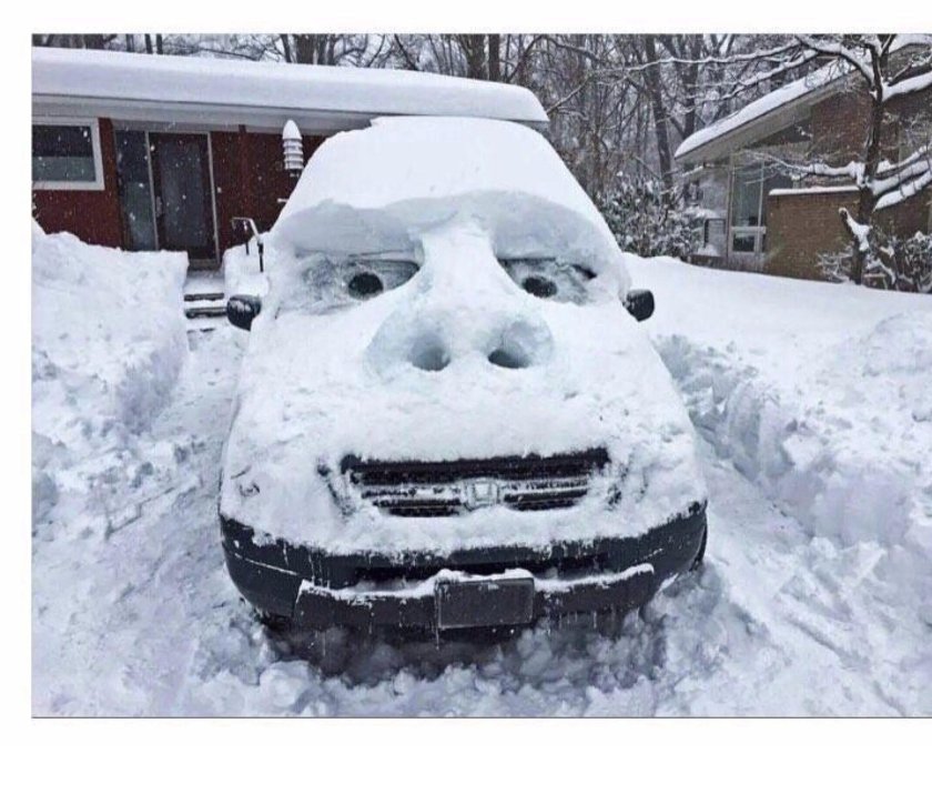 Приколы про снег