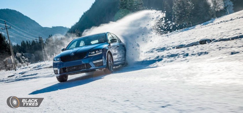 Skoda Octavia a7 зима