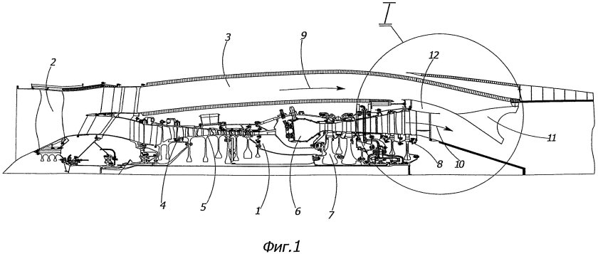Двухконтурный турбореактивный двигатель